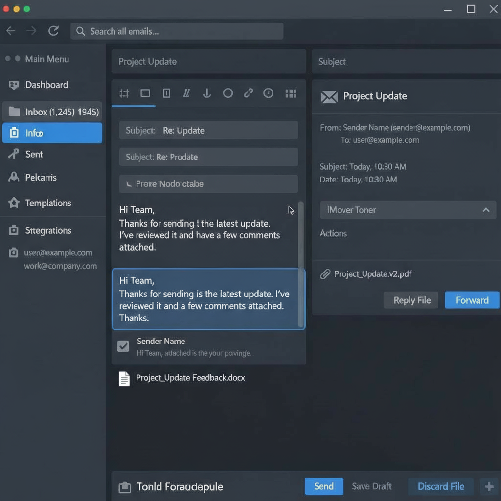 Reply Composition Interface
